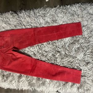 Levi's Women's Red Skinny Jeans
